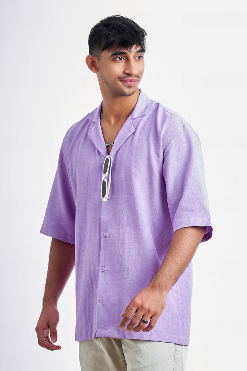 Oversized Lavender Unisex Shirt